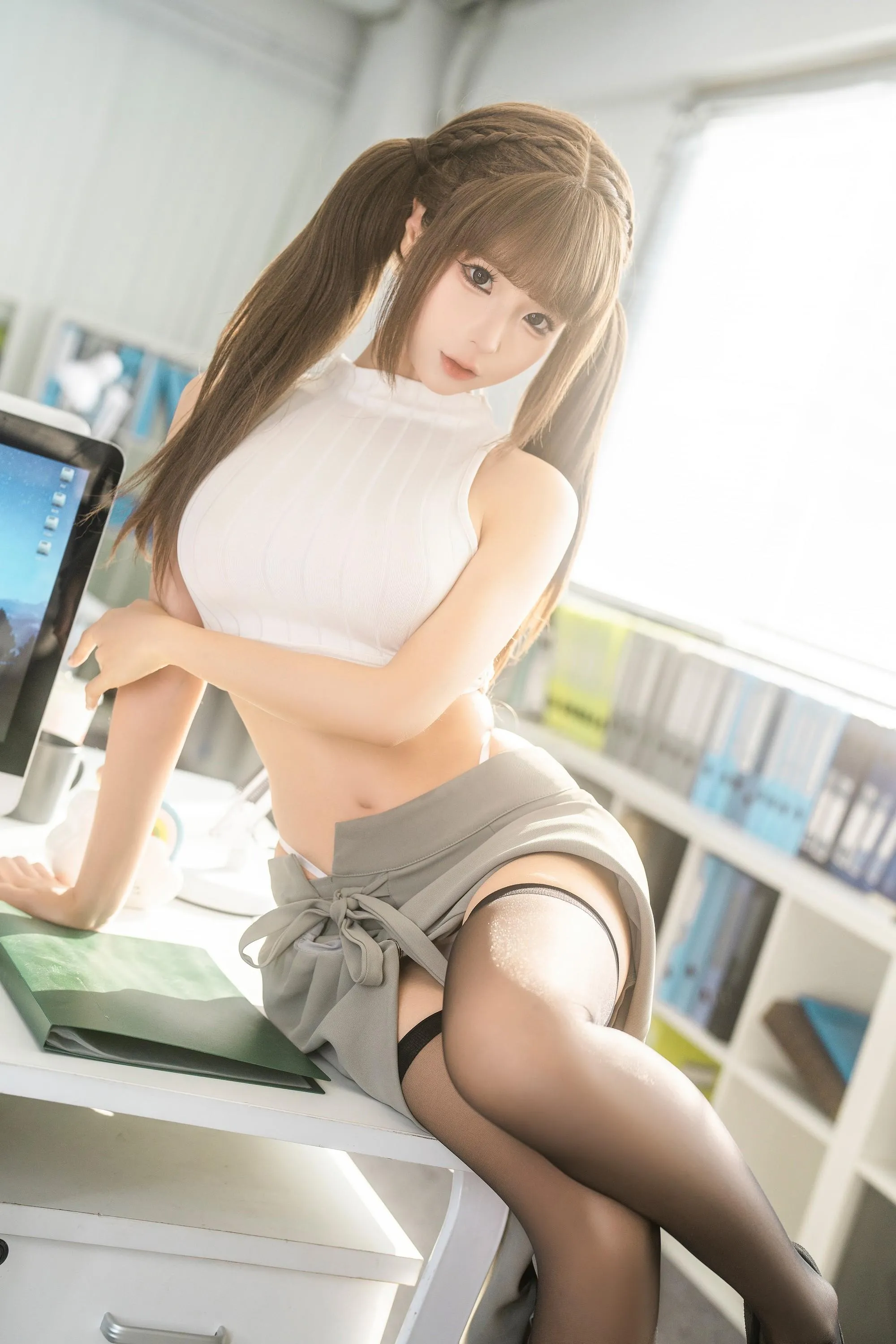蠢沫沫 – NO.300 2024年04月合集-四月T3订阅《工作时间》 [98P]插图7
